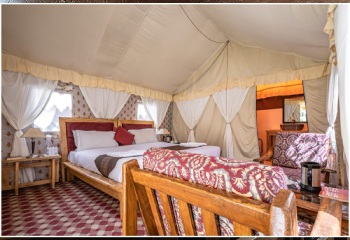 budget camping in nubra